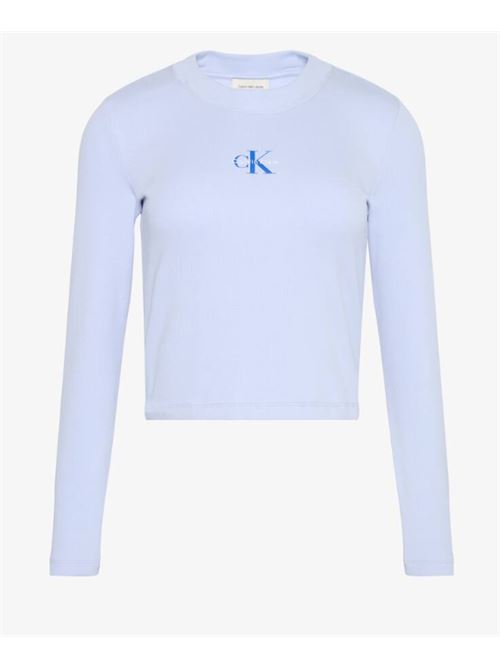 a ls monogram baby tee CALVIN KLEIN JEANS | LV047A803GTKF